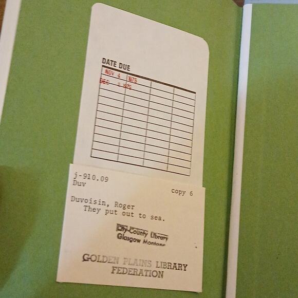 They put out to see the story of the map by Roger Duvoisin 1944 library binding - Picture 6 of 10